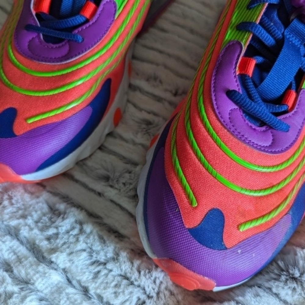 Nike Multicolor Athletic Sneakers — Pink/Green/Blue - Picture 6 of 12